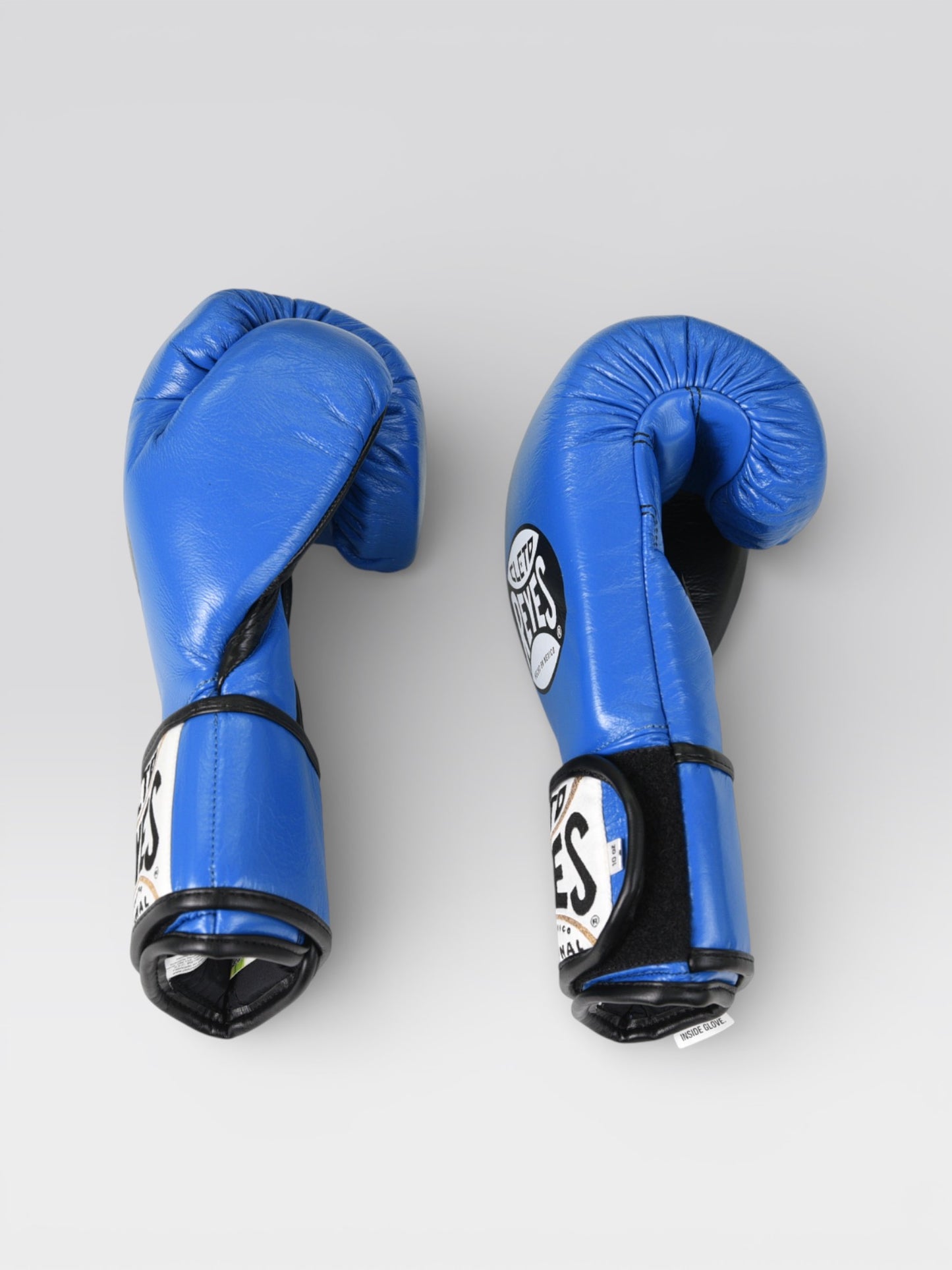 【正規品】レイジェス(Reyes) ボクシンググローブ ブルー 8〜16oz 本革 ベルクロ スパーリング・トレーニング用