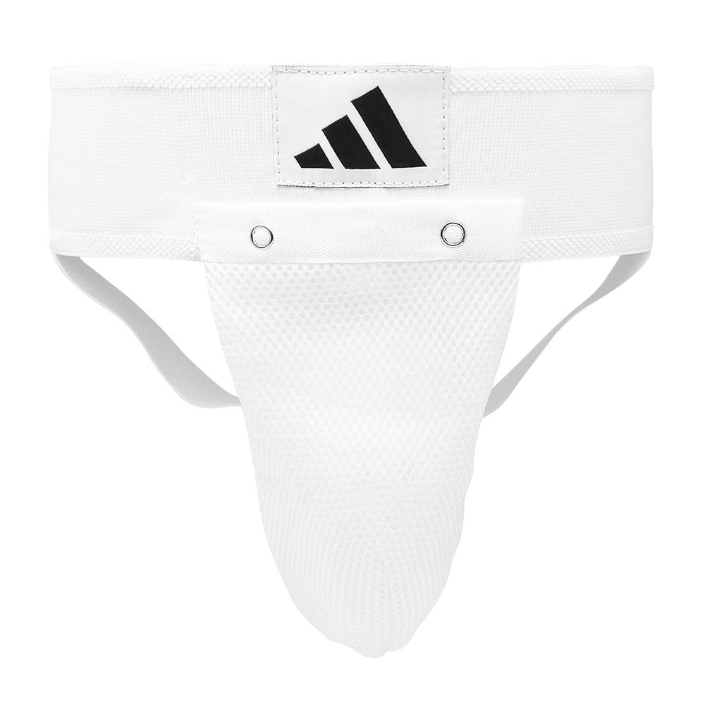【10%OFF｜XSサイズ】adidas NEW 金的ガード （男性用）（ホワイト）