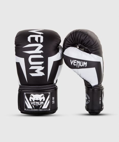 【10%OFF｜8oz】VENUM エリート ボクシンググローブ（ブラック・ホワイト）
