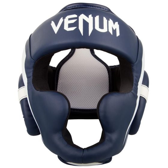 【10%OFF】VENUM エリート ヘッドギア（ホワイト・ネイビーブルー）