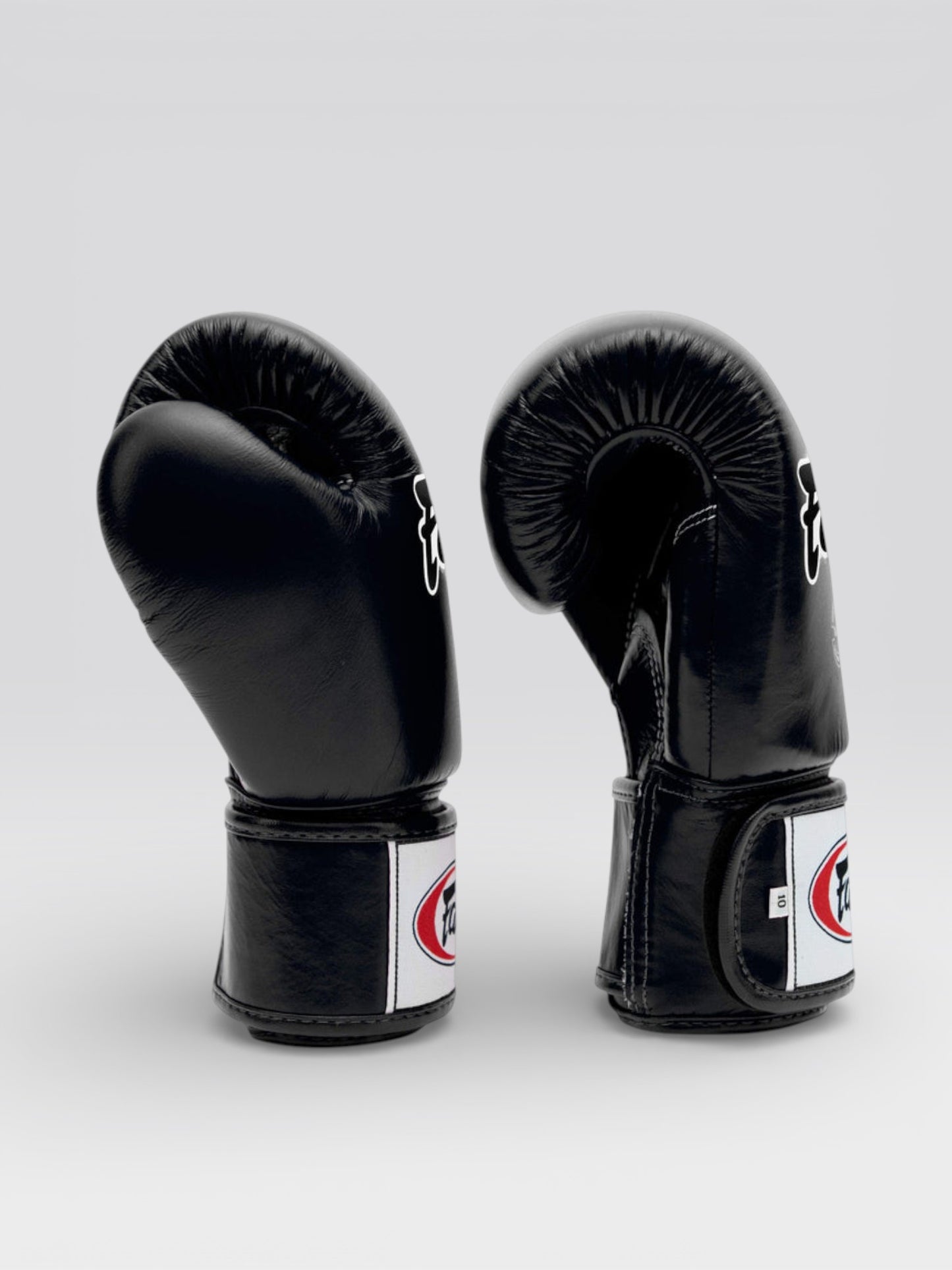 【正規品】フェアテックス(Fairtex) ボクシンググローブ ブラック BGV1 8oz 10oz 12oz 14oz 16ozトレーニング・スパーリング用 本革 マジックテープ(ベルクロ式)