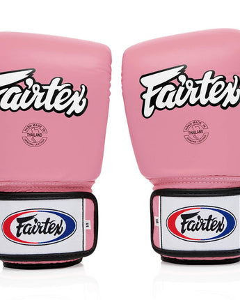 【正規品】フェアテックス(Fairtex) ボクシンググローブ ピンク BGV1 8oz 10oz 12oz 14oz 16ozトレーニング・スパーリング用 本革 マジックテープ(ベルクロ式)
