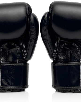 【正規品】フェアテックス(Fairtex) ボクシンググローブ ブラック BGV1 8oz 10oz 12oz 14oz 16ozトレーニング・スパーリング用 本革 マジックテープ(ベルクロ式)