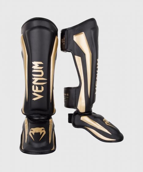 【10%OFF｜XLサイズ】VENUM エリート スタンドアップ シンガード（ブラック・ゴールド）
