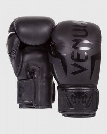 VENUM（ヴェナム/ベノム） エリート ボクシング グローブ マットブラック UFC 公式 サプライヤー 8oz 10oz 12oz 14oz 16oz トレーニング・スパーリング 初心者から上級者まで 三層構造高密度パッド マジックテープ(ベルクロ式) ボクシング キックボクシング ムエタイ MMA