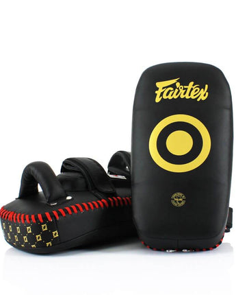 フェアテックス(Fairtex) キックミット KPLC5 ダブルストラップ ブラック 軽量 正規品 ミット キックパッド キックボクシング ムエタイ MMA 総合格闘技 空手