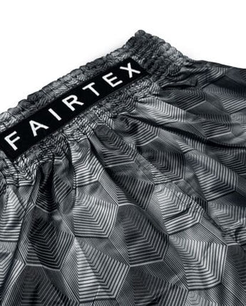 フェアテックス(Fairtex) キックパンツ ステルスブラック 正規品 スリムフィット ムエタイパンツ キックボクシングパンツ  パンツ ショーツ トランクス キックボクシング ムエタイ ボクシング MMA 総合格闘技