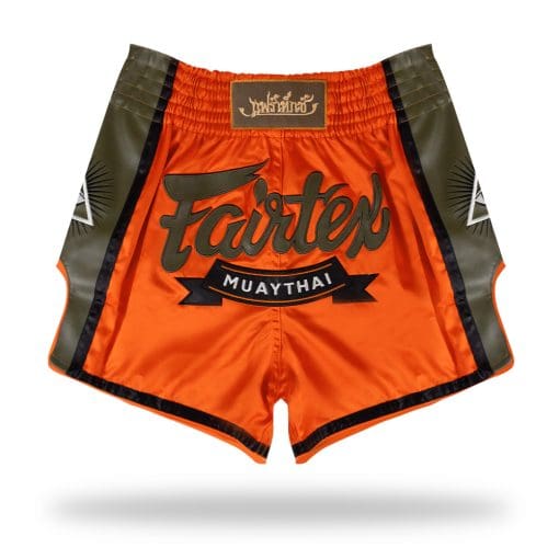 【20%OFF｜Sサイズ】Fairtex ムエタイ ボクシングショーツ（オレンジ）