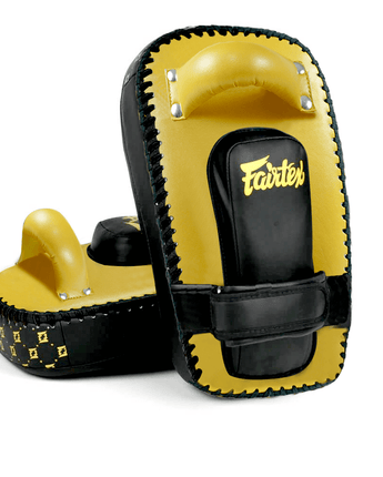 Fairtex Single Strap Kick Pads KPLC6 ゴールド フェアテックス キックミット プロ仕様