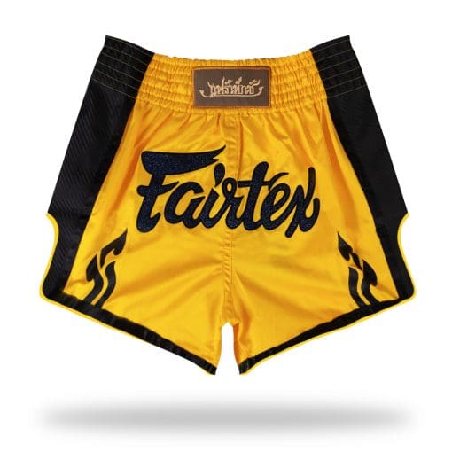 【20%OFF｜Lサイズ】Fairtex ムエタイ ボクシングショーツ（イエロー）