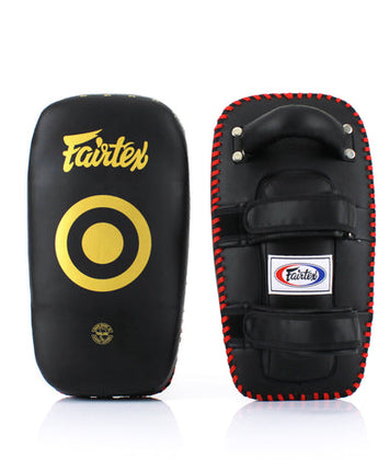 フェアテックス(Fairtex) キックミット KPLC5 ダブルストラップ ブラック 軽量 正規品 ミット キックパッド キックボクシング ムエタイ MMA 総合格闘技 空手