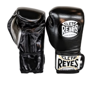 【正規品】レイジェス(Reyes) ボクシンググローブ ブラック 8〜16oz 本革 ベルクロ スパーリング・トレーニング用