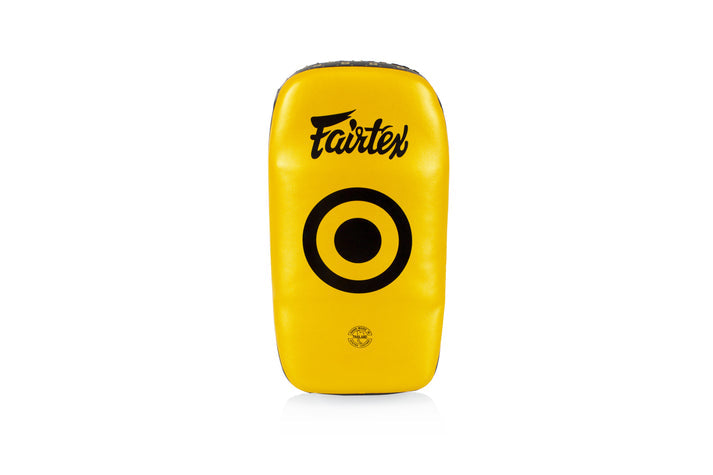 フェアテックス(Fairtex) キックミット KPLC5 ダブルストラップ ゴールド 軽量 正規品 ミット キックパッド キックボクシング ムエタイ MMA 総合格闘技 空手