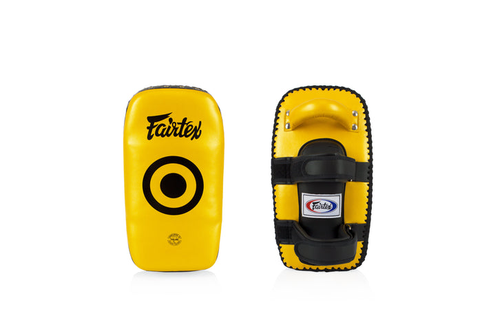フェアテックス(Fairtex) キックミット KPLC5 ダブルストラップ ゴールド 軽量 正規品 ミット キックパッド キックボクシング ムエタイ MMA 総合格闘技 空手