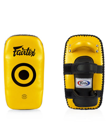 フェアテックス(Fairtex) キックミット KPLC5 ダブルストラップ ゴールド 軽量 正規品 ミット キックパッド キックボクシング ムエタイ MMA 総合格闘技 空手