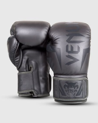 VENUM（ヴェナム/ベノム） エリート ボクシング グローブ グレー UFC 公式 サプライヤー 8oz 10oz 12oz 14oz 16oz トレーニング・スパーリング 初心者から上級者まで 三層構造高密度パッド マジックテープ(ベルクロ式) ボクシング キックボクシング ムエタイ MMA
