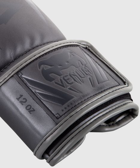 VENUM（ヴェナム/ベノム） エリート ボクシング グローブ グレー UFC 公式 サプライヤー 8oz 10oz 12oz 14oz 16oz トレーニング・スパーリング 初心者から上級者まで 三層構造高密度パッド マジックテープ(ベルクロ式) ボクシング キックボクシング ムエタイ MMA