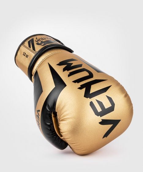 VENUM（ヴェナム/ベノム） エリート ボクシング グローブ ゴールド・ブラック UFC 公式 サプライヤー 8oz 10oz 12oz 14oz 16oz トレーニング・スパーリング 初心者から上級者まで 三層構造高密度パッド マジックテープ(ベルクロ式) ボクシング キックボクシング ムエタイ MMA