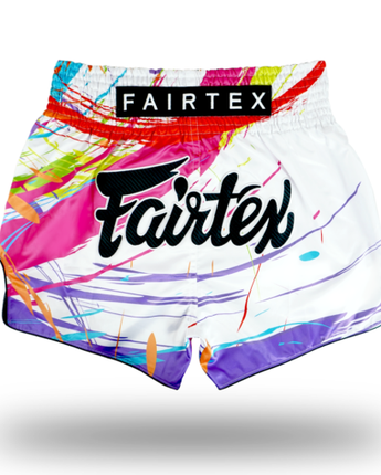 Fairtex ムエタイ ボクシングショーツ（ホワイト） ムエタイ キックボクシング