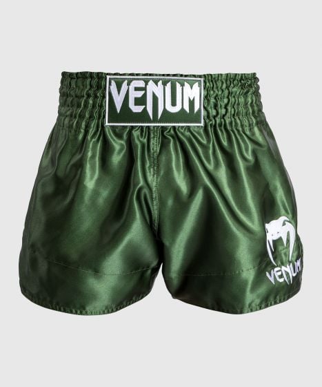 【10%OFF｜Sサイズ】VENUM CLASSIC - ムエタイ ショート（カーキ・ホワイト）
