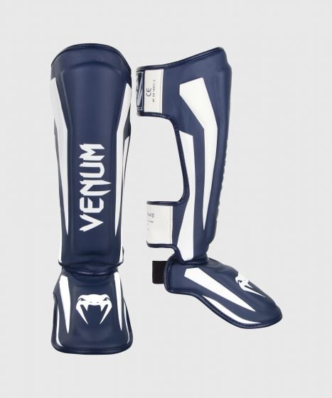 【10%OFF｜Lサイズ】VENUM エリート スタンドアップ シンガード（ホワイト・ネイビーブルー）