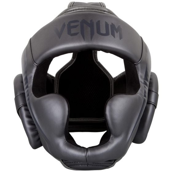 VENUM(ヴェナム/ベノム) エリート ヘッドギア グレー UFC公式サプライヤー 軽量 180度視界 スパーリング・トレーニング用 三層構造高密度フォーム マジックテープ(ベルクロ)調整 ボクシング キックボクシング ムエタイ MMA 空手