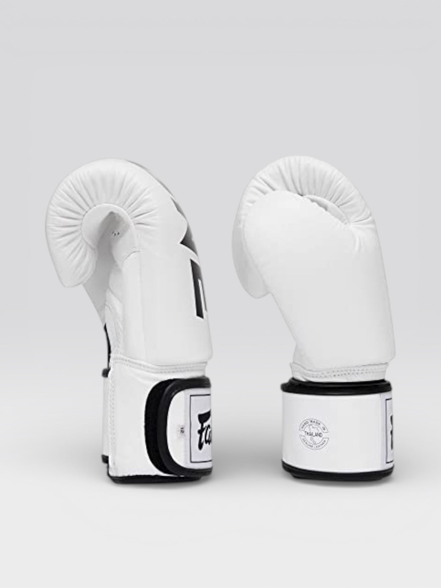 【正規品】フェアテックス(Fairtex) ボクシンググローブ ONE Championship BGV1 ホワイト 8oz 10oz 12oz 14oz 16ozトレーニング・スパーリング用 プレミアムレザー 本革 マジックテープ(ベルクロ式)